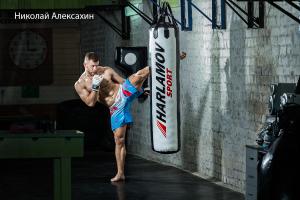Работа на бокс мешке — Николай Алексахин